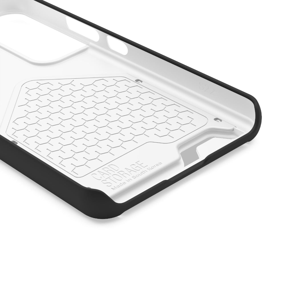Phone Case with Card Holder — 'Super Wet' Pinup Crew Graphic